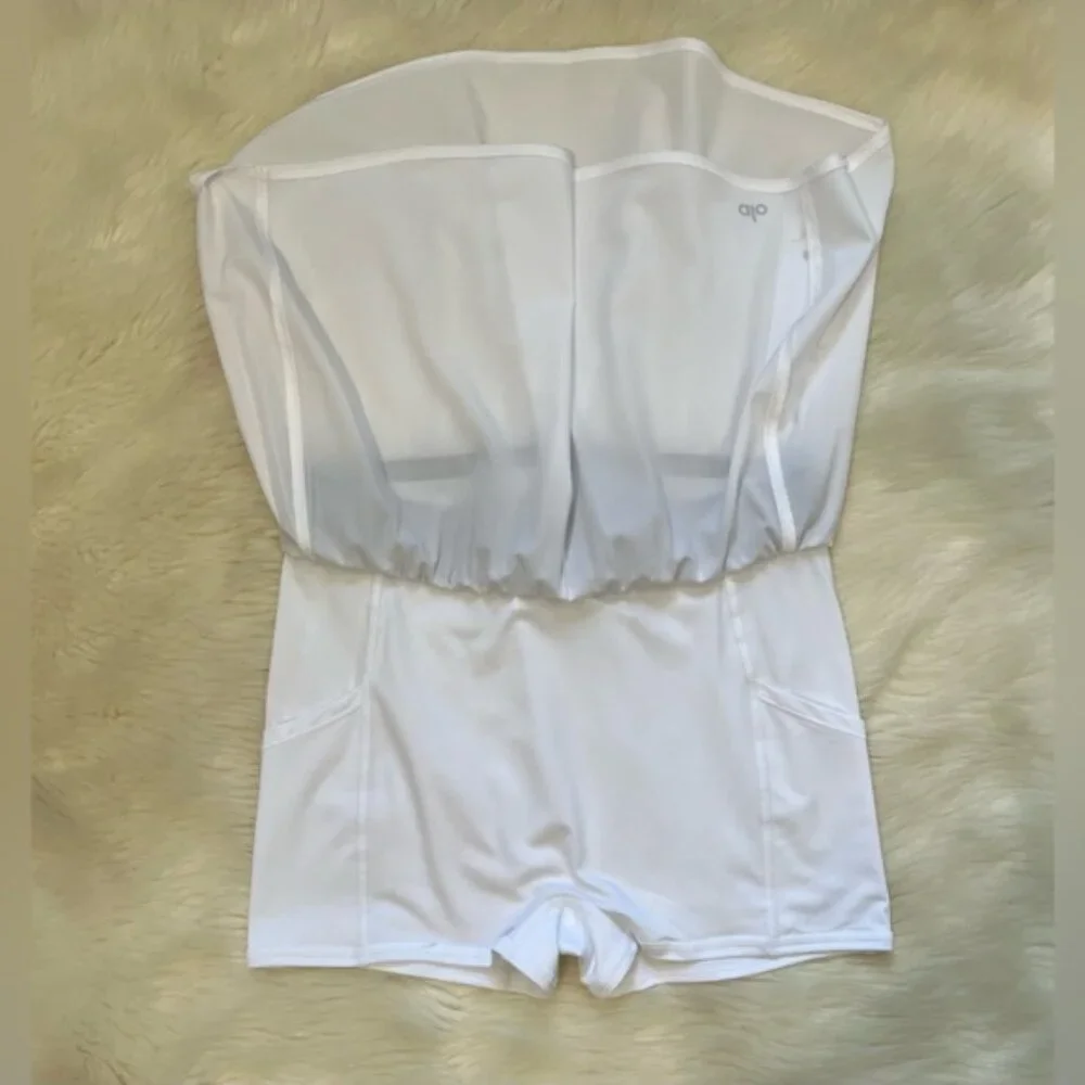 🆕ALO🎱 Match Point Tennis Skirt Core: White Sz Large